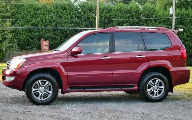 2008 Lexus GX470 in Salsa Red Pearl