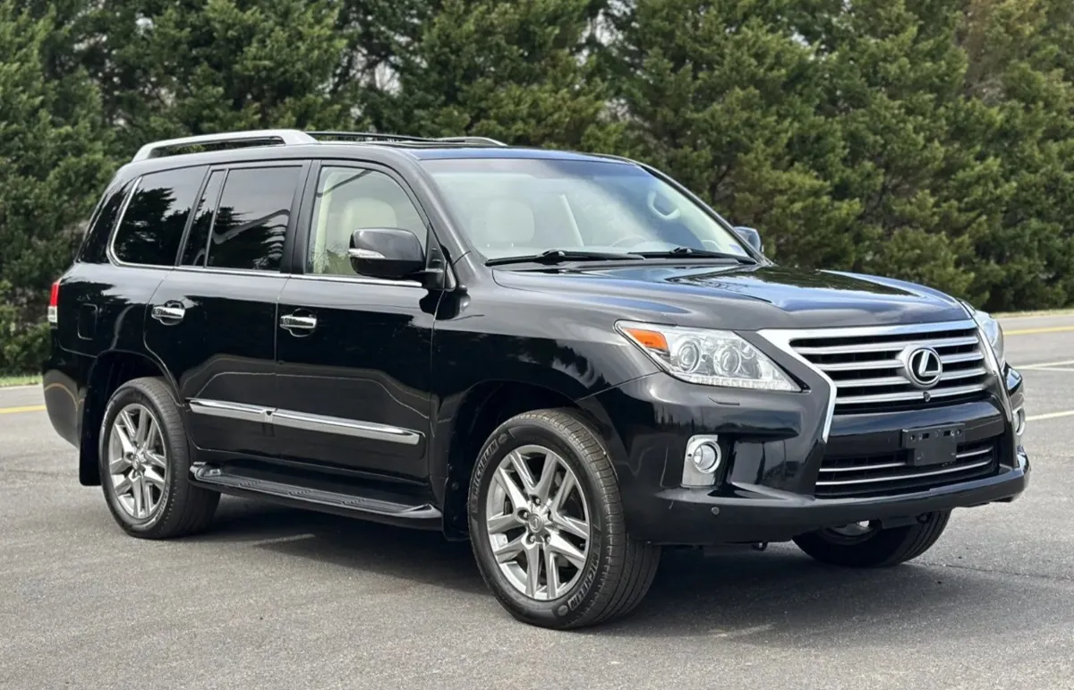 2013 Lexus LX 570 parked on road