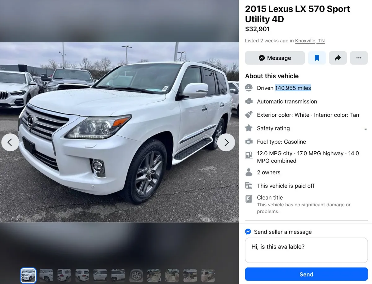 Why Does a 2016 Land Rover Range Rover Cost Less than a 2015 Lexus LX 570?