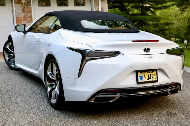 2021 Lexus LC500 Convertible in Ultra White