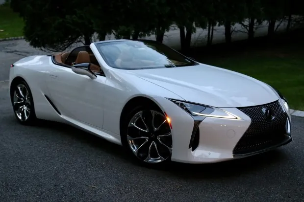 2021 Lexus LC500 Convertible in Ultra White
