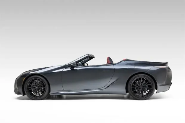 2021 Lexus LC500 Convertible in profile view.