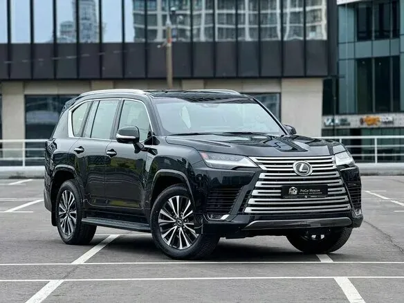 2024 Lexus LX parked in urban setting.