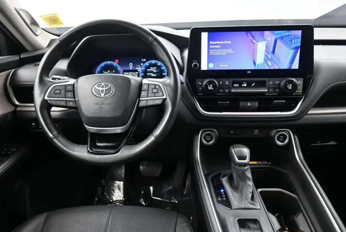 Toyota Grand Highlander dashboard interior view.