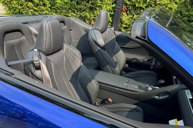 Interior of 2026 Lexus LC500 Convertible