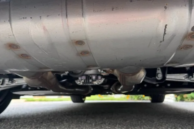 Undercarriage of 2026 Lexus LC500 Convertible