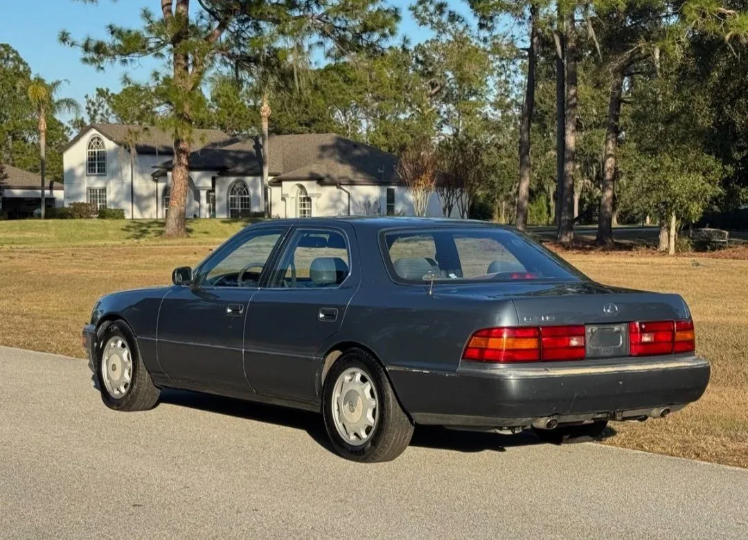 1990 Lexus LS400 parked on suburban street