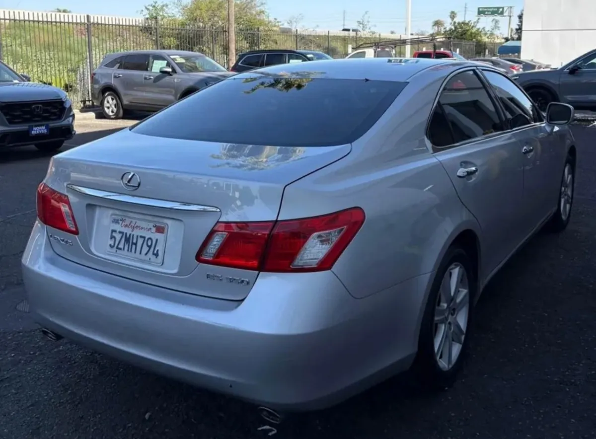 Silver Lexus ES parked outdoors